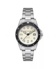 Мужские часы Croft Pioneer Automatic с браслетом из цельной нержавеющей стали, 42 мм Spinnaker Мужские часы Croft Pioneer Automatic с браслетом из цельной нержавеющей стали, 42 мм Spinnaker