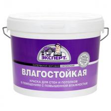 краска в/д ЭКСПЕРТ для стен и потолков влагостойкая 14кг супербелая, арт.9735 краска в/д ЭКСПЕРТ для стен и потолков влагостойкая 14кг супербелая, арт.9735