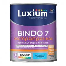 краска в/д DULUX Professional Bindo 7 база BW для стен и потолков 1л белая, арт.5309395 краска в/д DULUX Professional Bindo 7 база BW для стен и потолков 1л белая, арт.5309395