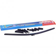 Бескаркасная щетка стеклоочистителя MEGAPOWER UNIVERSAL ALL SEASONS 550 мм 22, 7 адаптеров M-75022 Бескаркасная щетка стеклоочистителя MEGAPOWER UNIVERSAL ALL SEASONS 550 мм 22, 7 адаптеров M-75022