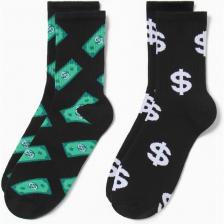 Набор мужских носков KAFTAN Доллар 2 пары, р. 41-44 (27-29 см) 9921735 Набор мужских носков KAFTAN Доллар 2 пары, р. 41-44 (27-29 см) 9921735