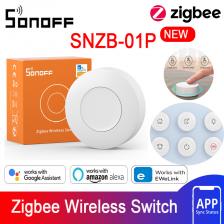 SONOFF SNZB-01P Беспроводной переключатель Zigbee с индивидуальной кнопкой, поддержка умных сцен NSPanel Pro, ZB Bridge Pro и ZBDongle-E SONOFF SNZB-01P Беспроводной переключатель Zigbee с индивидуальной кнопкой, поддержка умных сцен NSPanel Pro, ZB Bridge Pro и ZBDongle-E
