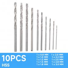 Набор многотипных сверл, спиральные сверла 0,8-10 мм, M35, нержавеющая сталь, Hss, дрель по дереву, металлу, стеклу, деревообрабатывающий инструмент Industrail Набор многотипных сверл, спиральные сверла 0,8-10 мм, M35, нержавеющая сталь, Hss, дрель по дереву, металлу, стеклу, деревообрабатывающий инструмент Industrail