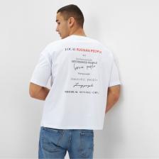 Футболка мужская MINAKU: Exclusive print, размер 46, белая Футболка мужская MINAKU: Exclusive print, размер 46, белая