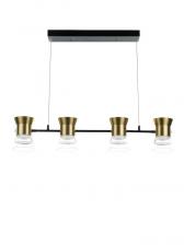 Светильник «Авион»LED 40 Вт 4000К черно-золотой 90x11x12-212 см Светильник «Авион»LED 40 Вт 4000К черно-золотой 90x11x12-212 см