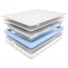 Модель Coste Kids Area - анатомический детский матрас от бренда Sontelle. У матраса Coste Kids Area расположен блок независимых пружин. Тип пружинного блока TFK представляет собой 512 цилиндрических пружин на спальное место (256 на кв.м). Изделия с пружинным блоком TFK подойдут парам, в которых разница в весе партнеров не превышает 20 кг, и людям с весом до 100 кг. В модели Coste Kids Area количество пружин на спальное место составляет 500 шт. Нагрузка на спальное место составляет 130 кг. Высота модели составляет 15 см. В данной модели используются следующие материалы: Жаккард Kotton, Экопена, Войлок, ПБ TFK, Войлок, Струтто, Жаккард Kotton. Экопена - это искусственный материал на основе пенополиуретана средней жесткости, который характеризуется экологичностью и гипоаллергенностью. Войлок - плотный прокладочный материал из натуральных и искусственных волокон, который часто используется в пружинных моделях для защиты материалов наполнителей и чехла изделия. Струтто несмотря на небольшую стоимость, струтто гипоаллергенен, отлично пропускает воздух, а волокнистая структура гарантирует естественную вентиляцию изделия. Чехол в модели Coste Kids Area изготовлен из материала Жаккард. Жаккард - натуральный материал премиум класса отличается высокой плотностью и износостойкостью. Данная модель матраса имеет сразу 2 стороны жесткости: Средний и Средне-жесткий. Гарантийный срок составляет 1.5 года. Срок службы составляет 10 лет. Модель Coste Kids Area - анатомический детский матрас от бренда Sontelle. У матраса Coste Kids Area расположен блок независимых пружин. Тип пружинного блока TFK представляет собой 512 цилиндрических пружин на спальное место (256 на кв.м). Изделия с пружинным блоком TFK подойдут парам, в которых разница в весе партнеров не превышает 20 кг, и людям с весом до 100 кг. В модели Coste Kids Area количество пружин на спальное место составляет 500 шт. Нагрузка на спальное место составляет 130 кг. Высота модели составляет 15 см. В данной модели используются следующие материалы: Жаккард Kotton, Экопена, Войлок, ПБ TFK, Войлок, Струтто, Жаккард Kotton. Экопена - это искусственный материал на основе пенополиуретана средней жесткости, который характеризуется экологичностью и гипоаллергенностью. Войлок - плотный прокладочный материал из натуральных и искусственных волокон, который часто используется в пружинных моделях для защиты материалов наполнителей и чехла изделия. Струтто несмотря на небольшую стоимость, струтто гипоаллергенен, отлично пропускает воздух, а волокнистая структура гарантирует естественную вентиляцию изделия. Чехол в модели Coste Kids Area изготовлен из материала Жаккард. Жаккард - натуральный материал премиум класса отличается высокой плотностью и износостойкостью. Данная модель матраса имеет сразу 2 стороны жесткости: Средний и Средне-жесткий. Гарантийный срок составляет 1.5 года. Срок службы составляет 10 лет.