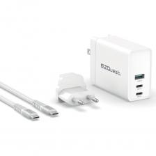 Зарядное устройство EZQuest UltimatePower 120W 3-Port GaN USB Type-C PD Wall X50120 Зарядное устройство EZQuest UltimatePower 120W 3-Port GaN USB Type-C PD Wall X50120