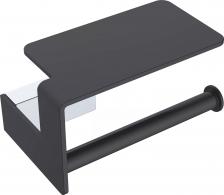 Держатель туалетной бумаги Boheme Q 10941-CR-B с полкой для телефона Держатель туалетной бумаги Boheme Q 10941-CR-B с полкой для телефона