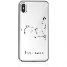 Прозрачный силиконовый чехол с кристаллами Lux для iPhone XS Max Знак зодиака Стрелец Sagittarius для Айфон 10С Макс Прозрачный силиконовый чехол с кристаллами Lux для iPhone XS Max Знак зодиака Стрелец Sagittarius для Айфон 10С Макс