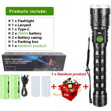 Тактический фонарь LED 1000Вт Тактический фонарь LED 1000Вт