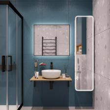 Мебель для ванной DIWO Элиста 80 светлое дерево, с раковиной Moduo 40 RING Мебель для ванной DIWO Элиста 80 светлое дерево, с раковиной Moduo 40 RING