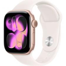Apple Watch Series 11 42mm GPS Aluminum Case with Sport Band M/L, Rose Gold/Light Blush, MEU44LW/A Apple Watch Series 11 42mm GPS Aluminum Case with Sport Band M/L, Rose Gold/Light Blush, MEU44LW/A
