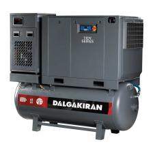 Компрессоры серии «TIDY-N» и «DVK-N» активно используются в разнообразных отраслях малого и среднего бизнеса, что обусловлено их выдающейся эффективностью и надежностью.Серии «TIDY-N» и «DVK-N» оборудованы высокоэффективным винтовым блоком и экономичным двигателем, что позволяет существенно сократить энергозатраты. Интуитивная электронная система управления гарантирует лёгкость в использовании и оптимизацию работы устройства. Также компрессоры обеспечивают быстрое подключение и мгновенный запуск, что делает их отличным выбором для оперативного реагирования на потребности производства.Общие характеристикиВысокоэффективный винтовой блок и экономичный двигательЭлектронная система управленияБыстрое подключение и запуск «в работу»Надёжный винтовой блок последнего поколенияПрофили роторов спроектированы для снижения потерь сжатого воздухаОсобая конструкция подшипников, снижающая нагрузкуНизкие затраты на обслуживание и заменуДвигатель экономного класса IE3Система привода с ременной передачейСтартер двигателя «звезда» / «треугольник»Удобство обслуживания благодаря специальной системе натяжения ремняОпция «плавного пуска» Компрессоры серии «TIDY-N» и «DVK-N» активно используются в разнообразных отраслях малого и среднего бизнеса, что обусловлено их выдающейся эффективностью и надежностью.Серии «TIDY-N» и «DVK-N» оборудованы высокоэффективным винтовым блоком и экономичным двигателем, что позволяет существенно сократить энергозатраты. Интуитивная электронная система управления гарантирует лёгкость в использовании и оптимизацию работы устройства. Также компрессоры обеспечивают быстрое подключение и мгновенный запуск, что делает их отличным выбором для оперативного реагирования на потребности производства.Общие характеристикиВысокоэффективный винтовой блок и экономичный двигательЭлектронная система управленияБыстрое подключение и запуск «в работу»Надёжный винтовой блок последнего поколенияПрофили роторов спроектированы для снижения потерь сжатого воздухаОсобая конструкция подшипников, снижающая нагрузкуНизкие затраты на обслуживание и заменуДвигатель экономного класса IE3Система привода с ременной передачейСтартер двигателя «звезда» / «треугольник»Удобство обслуживания благодаря специальной системе натяжения ремняОпция «плавного пуска»