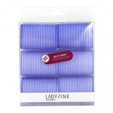 Бигуди LADY PINK Бигуди-липучки SELF-GRIP 'basic' d 45 мм фиолетовые Бигуди LADY PINK Бигуди-липучки SELF-GRIP 'basic' d 45 мм фиолетовые