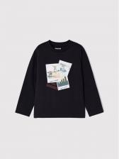 Блуза стандартного кроя Mayoral, черный Блуза стандартного кроя Mayoral, черный