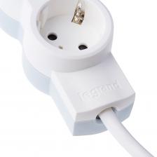 Удлинитель бытовой Legrand с заземлением 1,5 м 16 А 230 В 3,5 кВт 5 розеток ПВС 3х1,5 мм2 IP20 белый Удлинитель бытовой Legrand с заземлением 1,5 м 16 А 230 В 3,5 кВт 5 розеток ПВС 3х1,5 мм2 IP20 белый