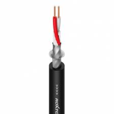 ROXTONE MC022/100 Black Симметричный микрофонный кабель 100м на картонной катушке, 2x0,50мм2., D 6,8 ROXTONE MC022/100 Black Симметричный микрофонный кабель 100м на картонной катушке, 2x0,50мм2., D 6,8