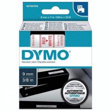 S0720700/40915 Картридж с лентой Dymo 9 мм х 7 м, пластик красный на белой, для LM 210D/280/PnP/420P/500 TS/Rhino Pro 6000/5200/4200