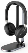 Yealink BH76 with Charging Stand UC Black USB, bluetooth гарнитура в комплекте с зарядной станцией Yealink BH76 with Charging Stand UC Black USB, bluetooth гарнитура в комплекте с зарядной станцией