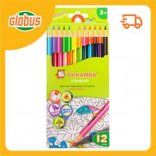 Карандаши цветные Baramba треугольные Карандаши цветные Baramba треугольные
