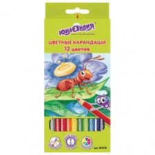 Набор карандашей ЮНЛАНДИЯ Карандаши цветные В гостях у букашек Набор карандашей ЮНЛАНДИЯ Карандаши цветные В гостях у букашек