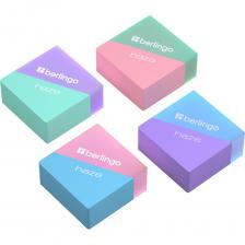 Ластик BERLINGO Haze прямоугольный, ассорти, 34х34х14 мм BLc_00490 Ластик BERLINGO Haze прямоугольный, ассорти, 34х34х14 мм BLc_00490