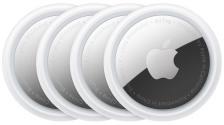 Трекер Apple AirTag модели iPhone и iPod touch с iOS 14.5 или новее; модели iPad с iPadOS 14.5 или новее, 4 шт., белый/серебристый