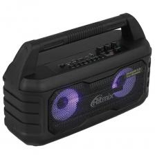 Портативная колонка RITMIX SP-610B, черный, BTH + MicroSD + AUX + USB+ FM Radio (1/6) 12Вт 80000679 Портативная колонка RITMIX SP-610B, черный, BTH + MicroSD + AUX + USB+ FM Radio (1/6) 12Вт 80000679