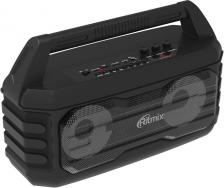 Портативная акустика Портативная колонка RITMIX SP-610B, черный, BTH + MicroSD + AUX + USB+ FM Radio (1/6) 12Вт 80000679 Портативная акустика Портативная колонка RITMIX SP-610B, черный, BTH + MicroSD + AUX + USB+ FM Radio (1/6) 12Вт 80000679
