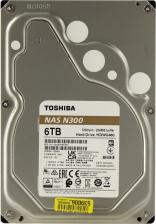 Жесткий диск 3.5" Toshiba NAS N300 6 Тб HDWG460UZSVA SATA 6Gb/s (SATA-III) Toshiba HDWG460UZSVA