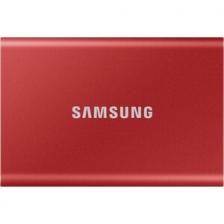 SSD накопитель Samsung 1TB Т7 Portable MU-PC1T0R, V-NAND, USB 3.2 Gen 2 Type-C [R/W - 1000/1050 MB/s] Red