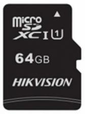 Карта памяти microSDXC UHS-I U1 Hikvision 64 ГБ, 92 МБ/с, Class 10, HS-TF-C1(STD)/64G/ZAZ01X00/OD