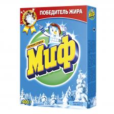 Стиральный порошок для ручной стирки Миф 3в1 Морозная свежесть 400 г Стиральный порошок для ручной стирки Миф 3в1 Морозная свежесть 400 г
