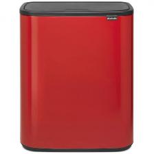 Бак мусорный Brabantia ''Touch Bin Bo'' пламенно-красный 2*30л, 221507