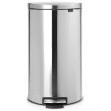 Бак для мусора Brabantia ''FlatBack '' стальной матовый FPP 30л, 482007