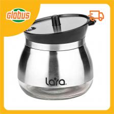 Сахарница Lara Black с откидной крышкой и ложечкой Сахарница Lara Black с откидной крышкой и ложечкой