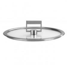 Крышка Стрейт-фикс, плоская из стекла, 20 см, с ручкой, K20SF, CRISTEL Крышка Стрейт-фикс, плоская из стекла, 20 см, с ручкой, K20SF, CRISTEL