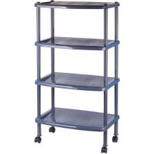 BranQ Этажерка BQ2811 для обуви, 4 полки (серая, 500х310х960 мм) BranQ Этажерка BQ2811 для обуви, 4 полки (серая, 500х310х960 мм)