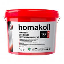 Клей акриловый для гибких напольных покрытий Homa Homakoll 186 Prof фиксатор 10 кг Клей акриловый для гибких напольных покрытий Homa Homakoll 186 Prof фиксатор 10 кг