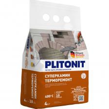 Термостойкий раствор для ремонта печей и каминов PLITONIT СуперКамин 7500 Термостойкий раствор для ремонта печей и каминов PLITONIT СуперКамин 7500