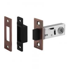 Защелки дверные Защелка дверная магнитная Нора-М С-50М 14877, старая медь Защелки дверные Защелка дверная магнитная Нора-М С-50М 14877, старая медь