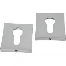 Квадратная накладка к ручке ORO&ORO хром матовый ET 13 SC Квадратная накладка к ручке ORO&ORO хром матовый ET 13 SC