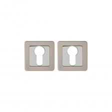 Накладка под цилиндр PUNTO ET QR SN/CP-3 матовый никель/хром 34763 Накладка под цилиндр PUNTO ET QR SN/CP-3 матовый никель/хром 34763