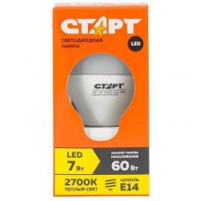Лампа светодиодная Старт ECO G 7Вт E14 2700К 560Лм 240В LEDSphereE14 7W42 Лампа светодиодная Старт ECO G 7Вт E14 2700К 560Лм 240В LEDSphereE14 7W42