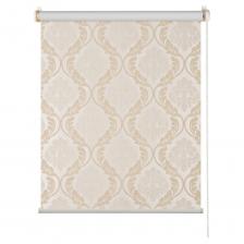 Рулонная штора - миниролло Рулонная штора ПраймДекор Дамаск blackout миниролло бежевый 62х170 см 23062002 Рулонная штора - миниролло Рулонная штора ПраймДекор Дамаск blackout миниролло бежевый 62х170 см 23062002