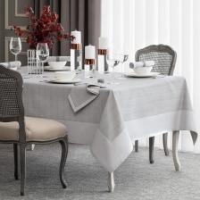 Скатерть Togas Рентон серая 170х300 см Скатерть Togas Рентон серая 170х300 см