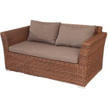 Диван из искусственного ротанга двухместный, цвет коричневый 4SIS Капучино YH-C2130W-3 brown Диван из искусственного ротанга двухместный, цвет коричневый 4SIS Капучино YH-C2130W-3 brown