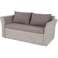"Капучино" диван из искусственного ротанга (гиацинт) двухместный, цвет серый 4SIS арт.УТ-00003002 "Капучино" диван из искусственного ротанга (гиацинт) двухместный, цвет серый 4SIS арт.УТ-00003002