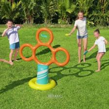 Bestway Надувной игровой центр Frisbee 122*135*64 см для метания тарелок 52380 Bestway Надувной игровой центр Frisbee 122*135*64 см для метания тарелок 52380