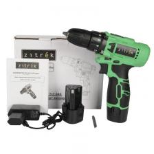Дрель-шуруповерт аккумуляторная Zitrek Green 12-Li Plus, 12В, 2x2.0Ач, цена за 1 шт. Дрель-шуруповерт аккумуляторная Zitrek Green 12-Li Plus, 12В, 2x2.0Ач, цена за 1 шт.